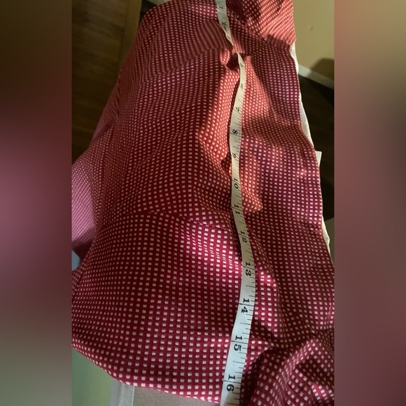 NWT Pearl by Lela Rose Checkered short sleeve poplin combo top Super Stylish - Picture 8 of 9